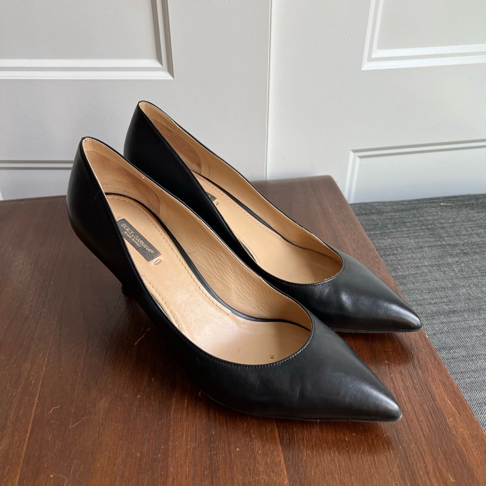 Dolce & Gabbana Elegant Black Heels